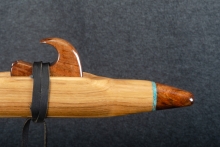 Black Locust Wood Native American Flute, Minor, Low E-4, #Q2H (10)